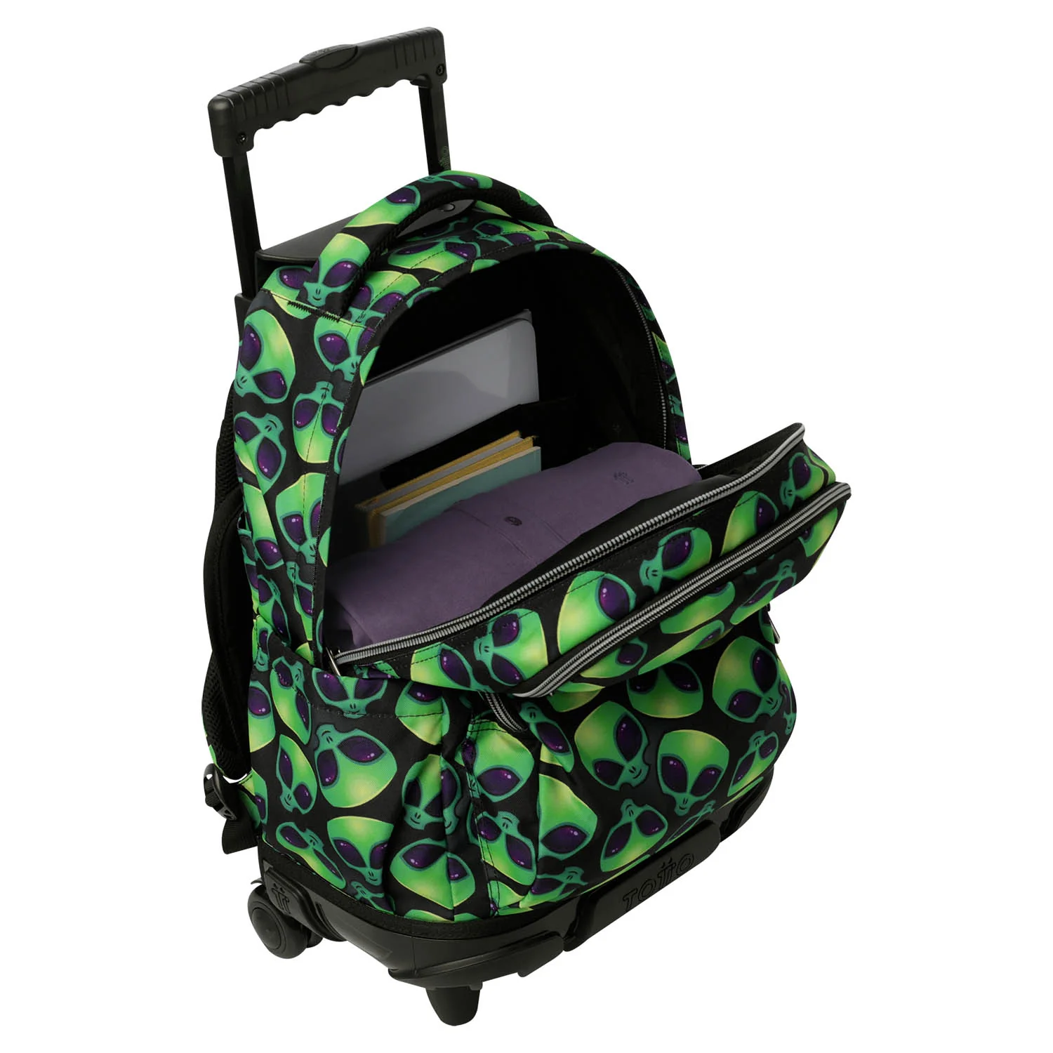 TOTTO Mochila escolar con ruedas Renglones - 6DS Ali - Image 4