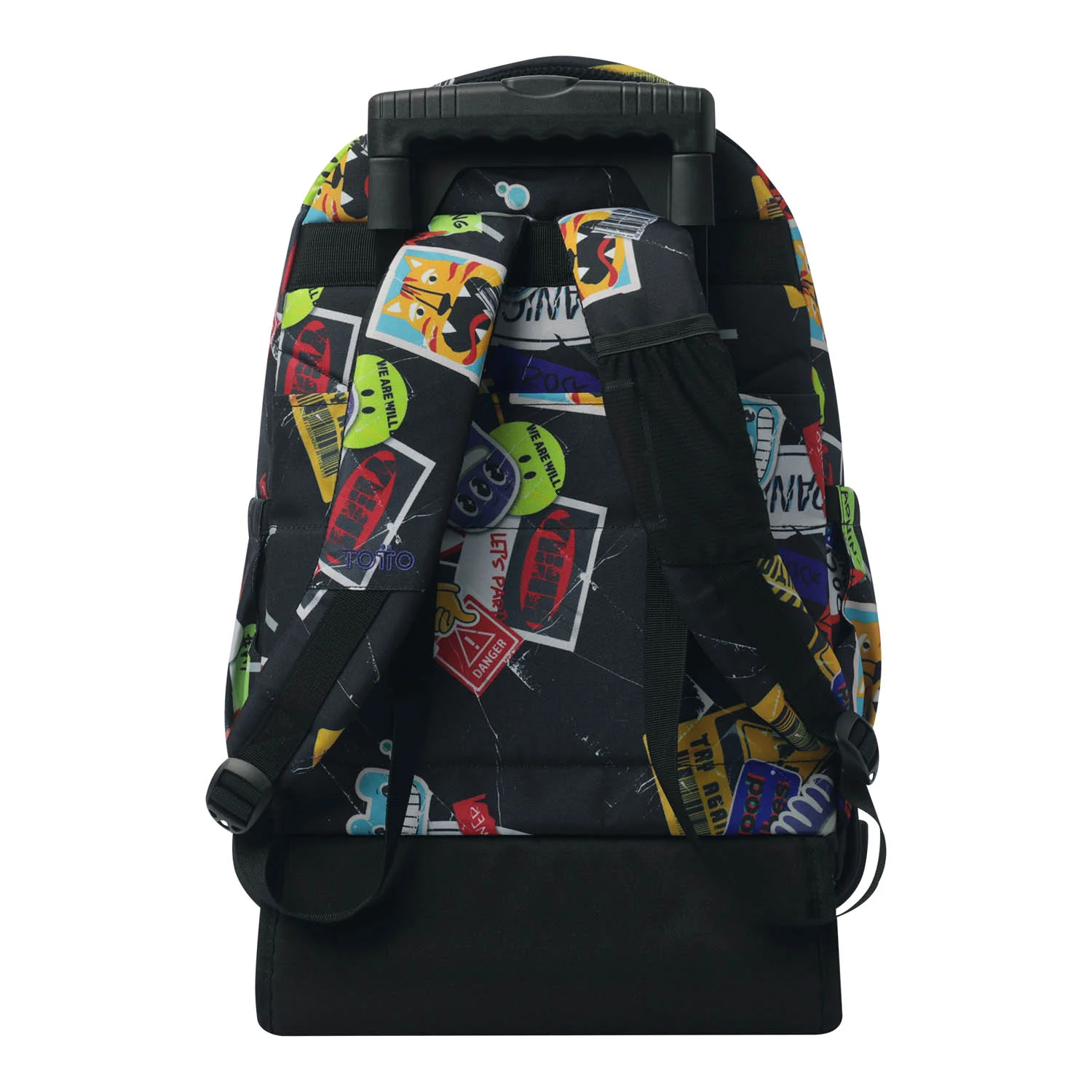 TOTTO Mochila escolar con ruedas Renglones + Estuche Tablero - 8C5 Sticky - Image 10