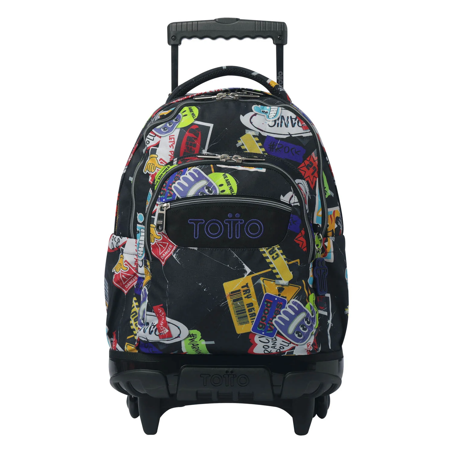 TOTTO Mochila escolar con ruedas Renglones + Estuche Tablero - 8C5 Sticky - Image 2