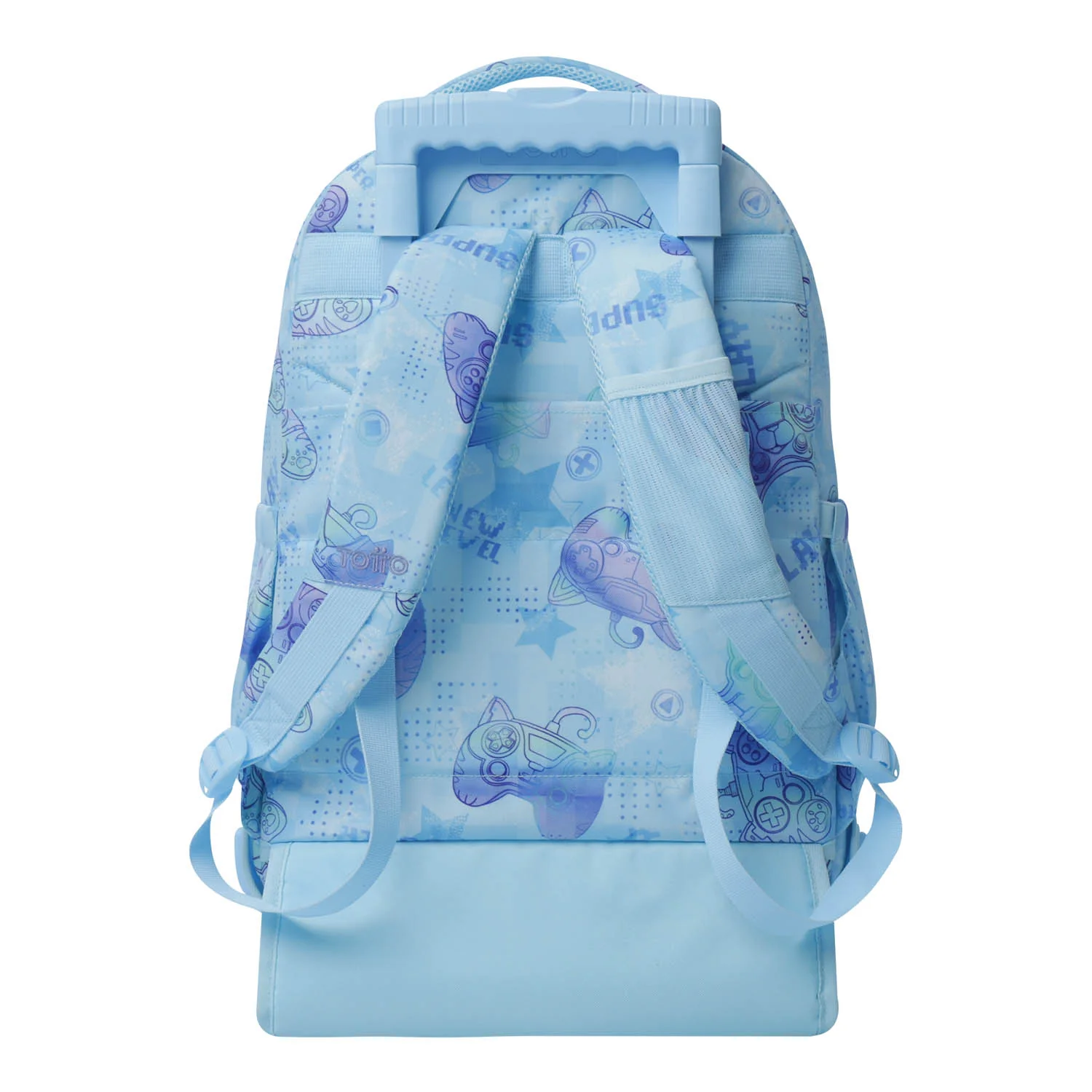 TOTTO Mochila escolar con ruedas Renglones + Estuche Tablero -  1FY Polar - Image 7