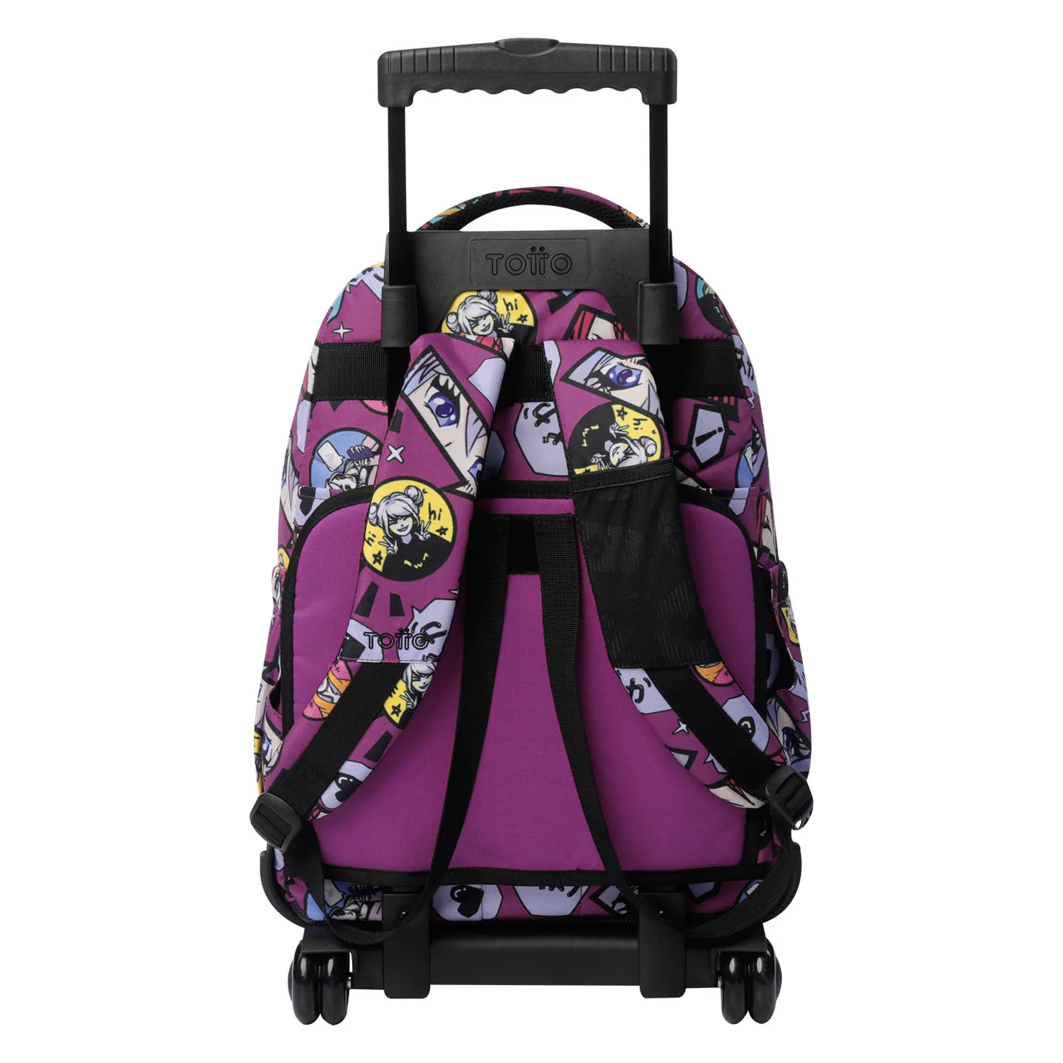 TOTTO Mochila escolar con ruedas Renglones + Estuche Tablero - 1KC Kitsune - Image 9